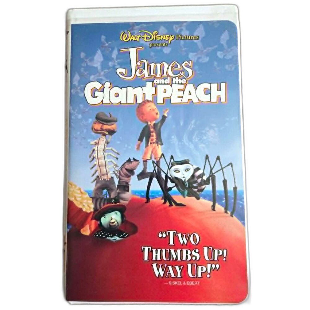 James and the Giant Peach 1996 VHS Disney Roald Dahl Fantasy Film
